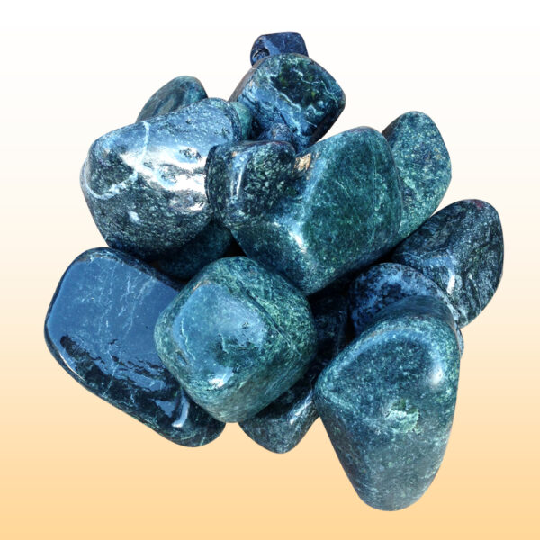 Камень для бани «Серпентинит» (змеевик), колотый, ведро 5 кг.