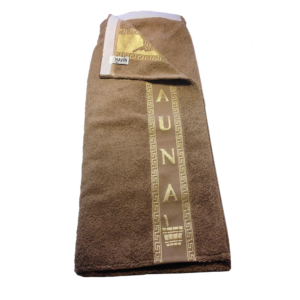 Мужской набор для бани (килт, полотенце), коричневый